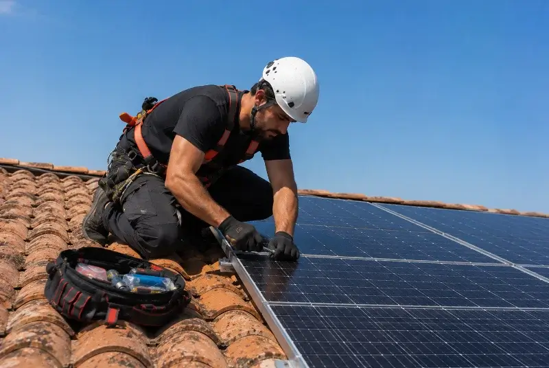 Maintenance et monitoring de panneaux solaires à Lavernose-Lacasse
